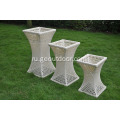 Outdoor Wicker Dining Table and Chair Set